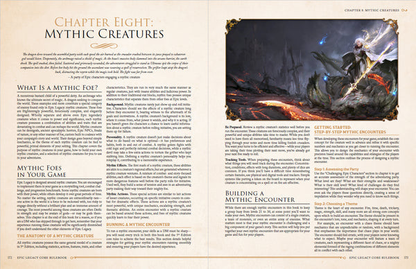 Epic Legacy Core Rulebook